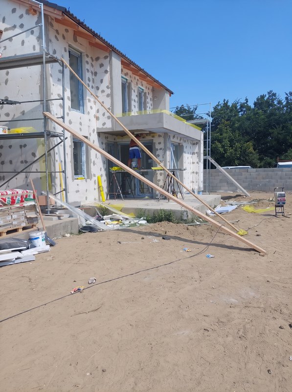EPS szigetelés · állványozás